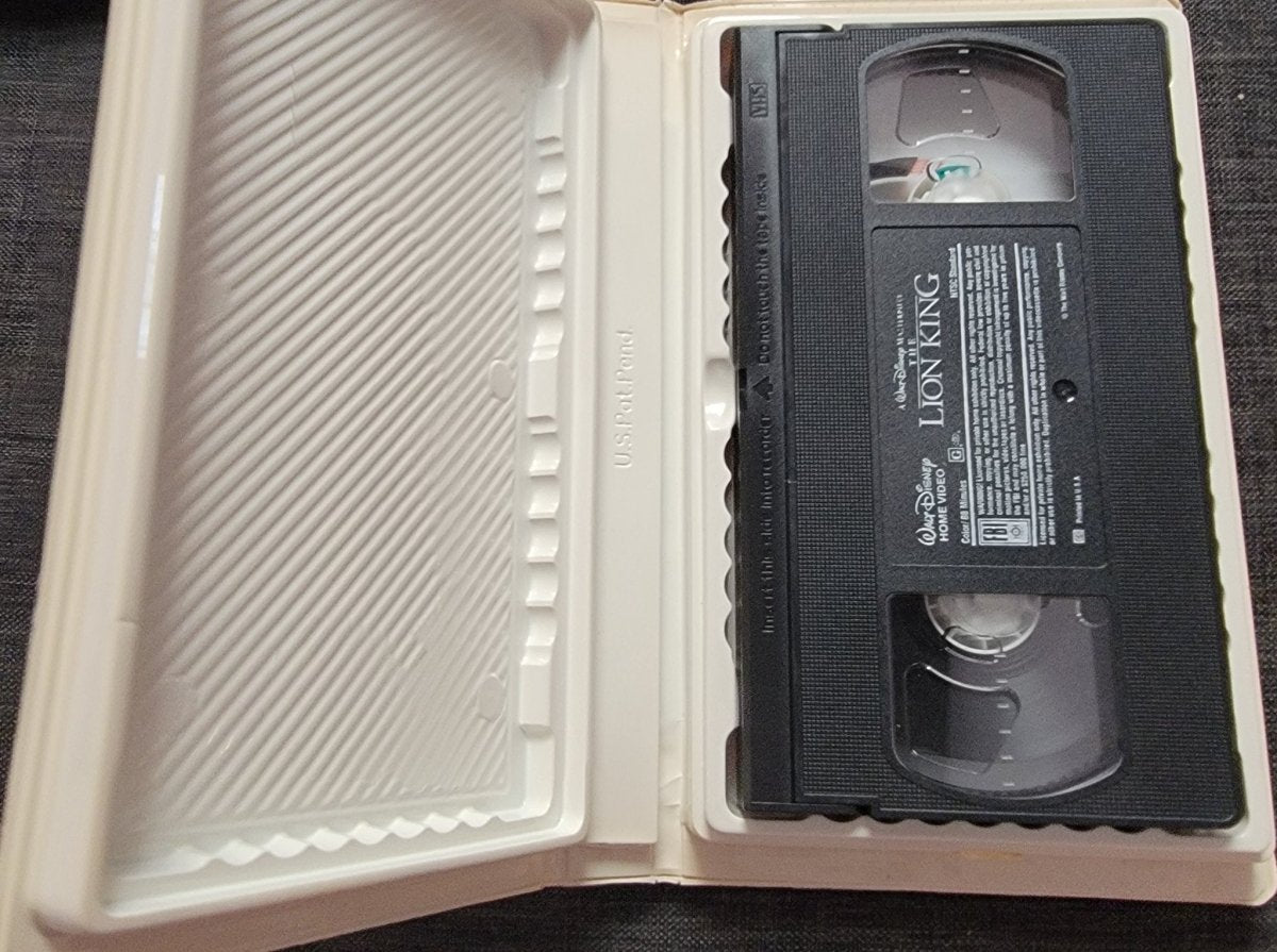 The Lion King VHS Tape Clamshell - VHS - ThrowbackBuys - Amanda's Awesome Finds