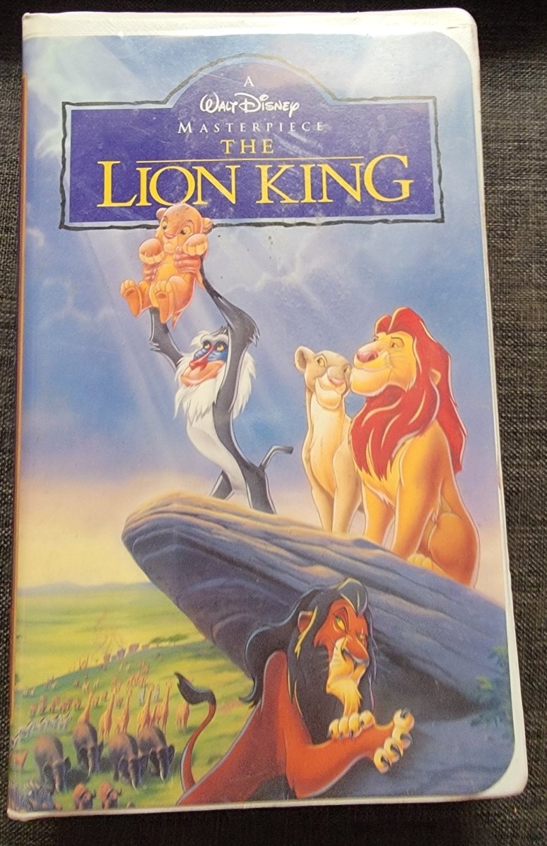 The Lion King VHS Tape Clamshell - VHS - ThrowbackBuys - Amanda's Awesome Finds