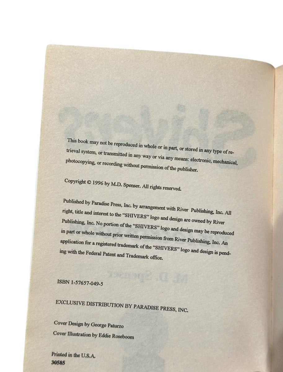 The Locked Room (Shivers, No. 5) by M. D. Spenser 1996 - Books - ThrowbackBuys - Abunnysvintageco