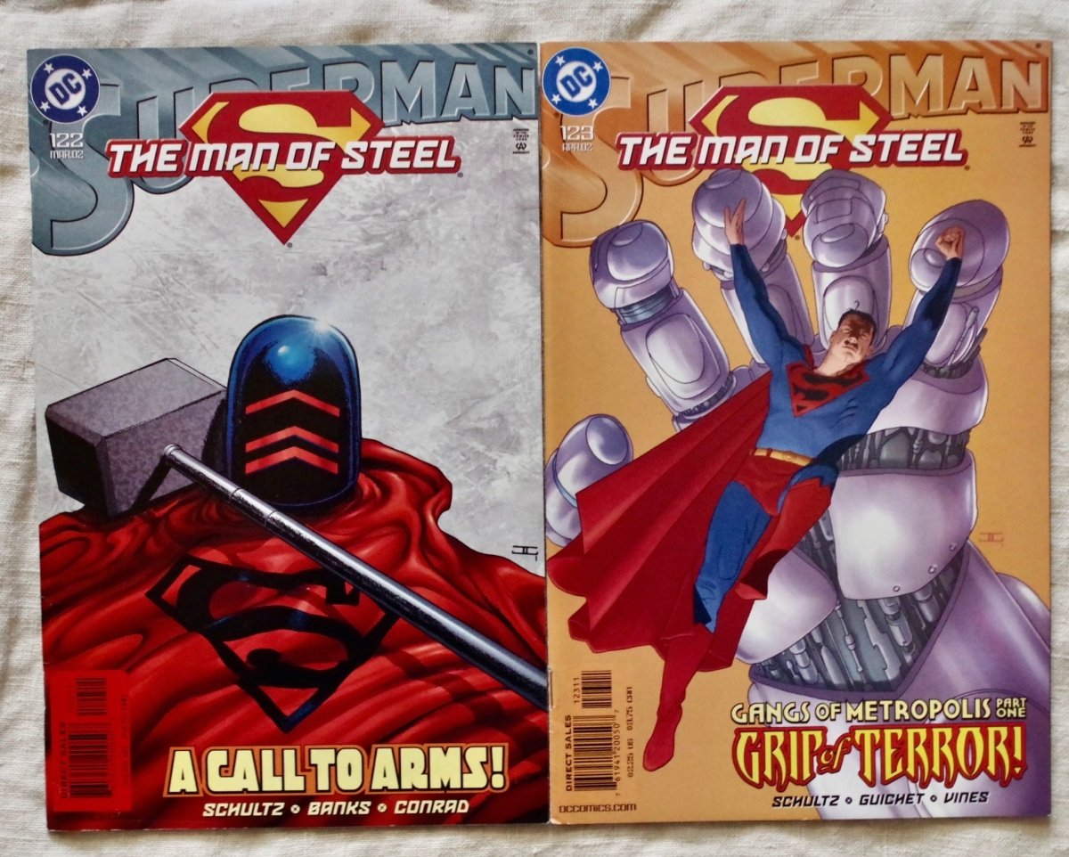 The Man Of Steel by DC issues 118 thru 126 - Comics - ThrowbackBuys - Our Time Warp