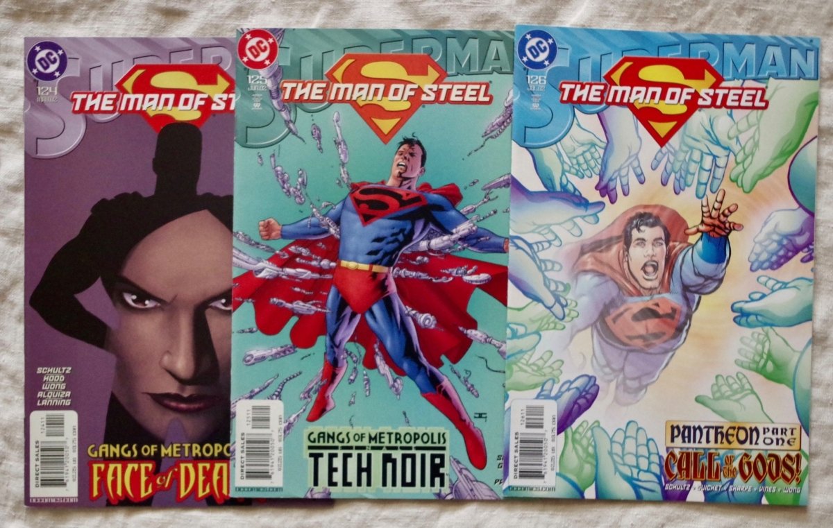 The Man Of Steel by DC issues 118 thru 126 - Comics - ThrowbackBuys - Our Time Warp