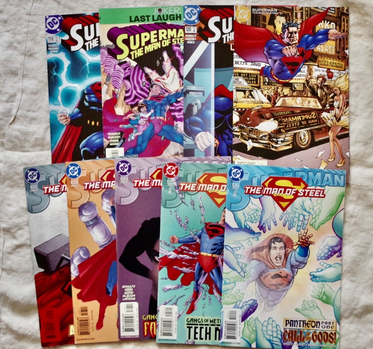 The Man Of Steel by DC issues 118 thru 126 - Comics - ThrowbackBuys - Our Time Warp