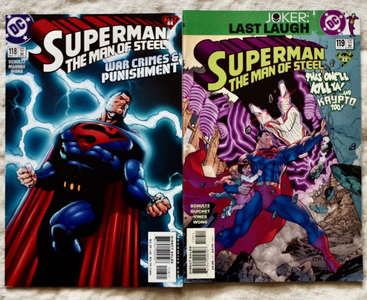 The Man Of Steel by DC issues 118 thru 126 - Comics - ThrowbackBuys - Our Time Warp