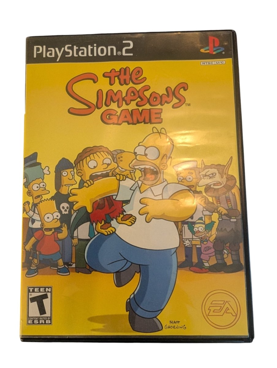 The Simpsons Game - Complete in Box (CIB) - Playstation 2 (PS2) - 2007 - Tested/Works - Video Games - ThrowbackBuys -Slaqr Retro Gaming & Collectibles