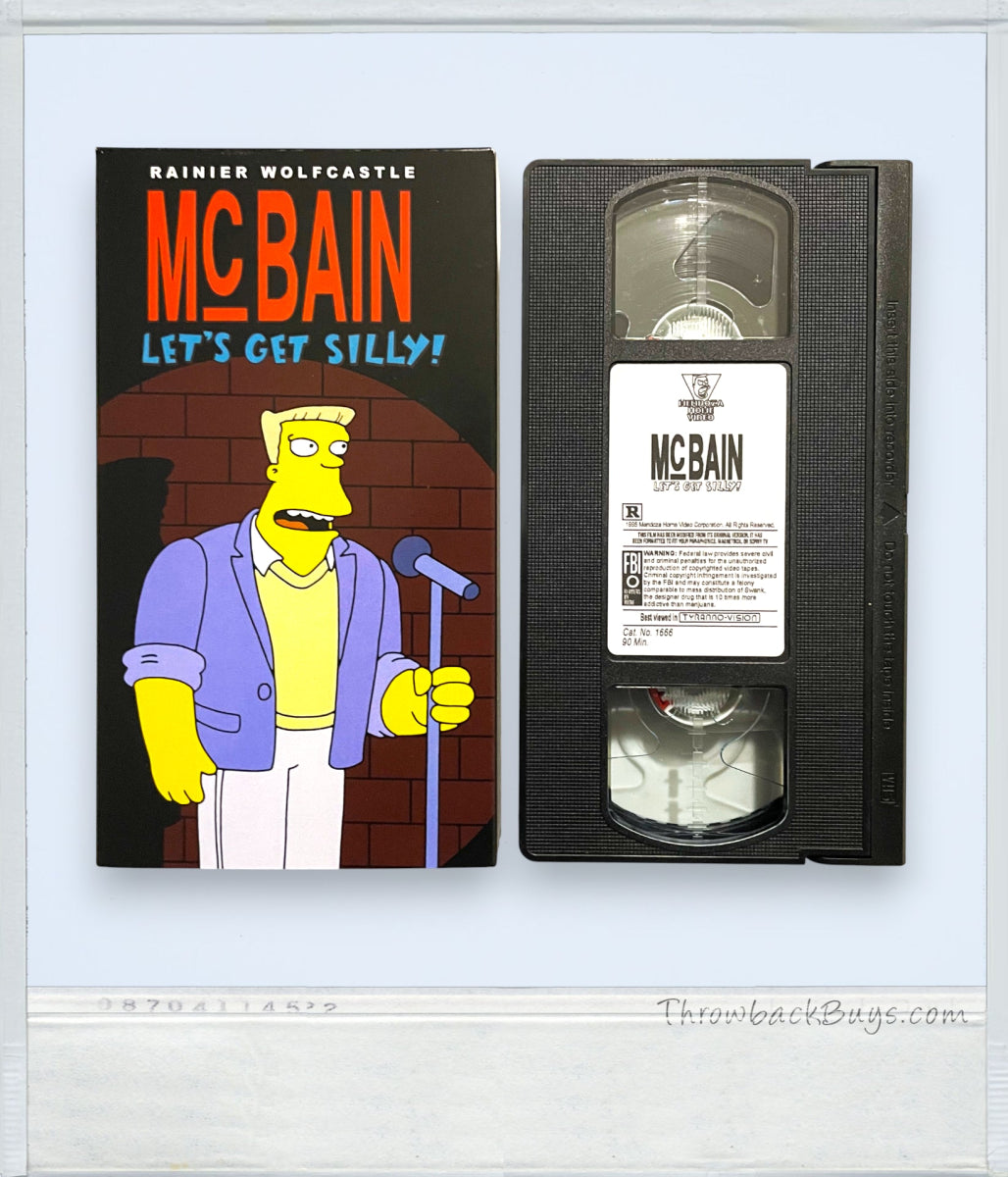 The Simpsons: McBain - Let's Get Silly VHS - VHS - ThrowbackBuys - ChampagneVideo