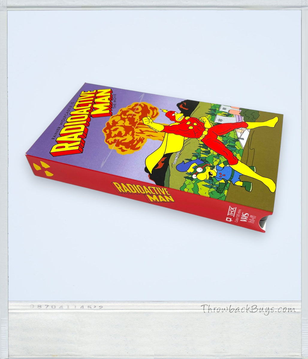 The Simpsons: Radioactive Man Replica VHS - VHS - ThrowbackBuys - ChampagneVideo