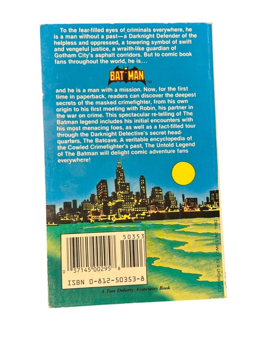 The Untold Legend Of The Batman Len Wein DC Comics Graphic Novel Paperback 1982 - Books - ThrowbackBuys - Abunnysvintageco