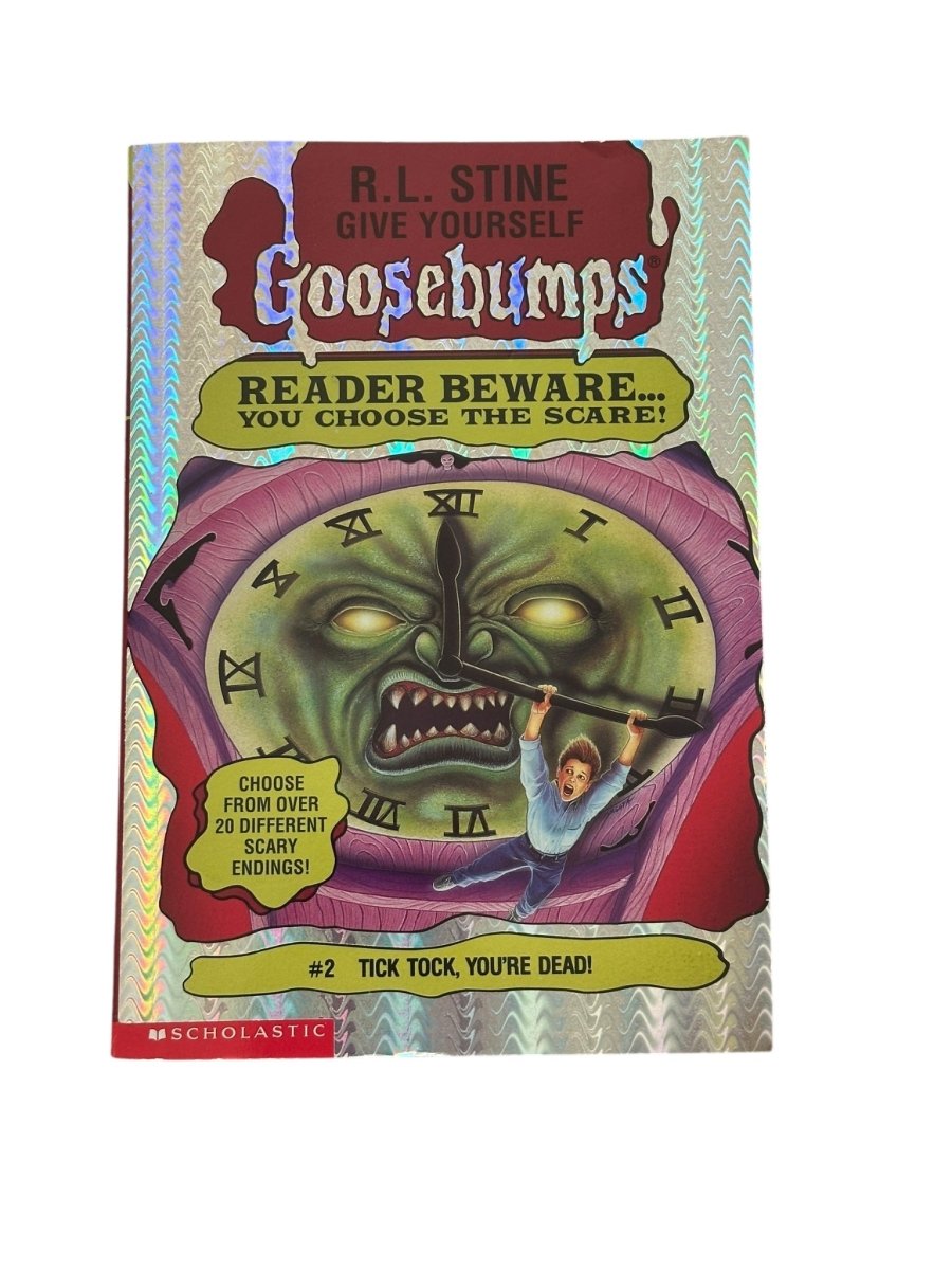 Tick Tock, You're Dead! (Give Yourself Goosebumps 2) - 1995 - Books - ThrowbackBuys - Abunnysvintageco