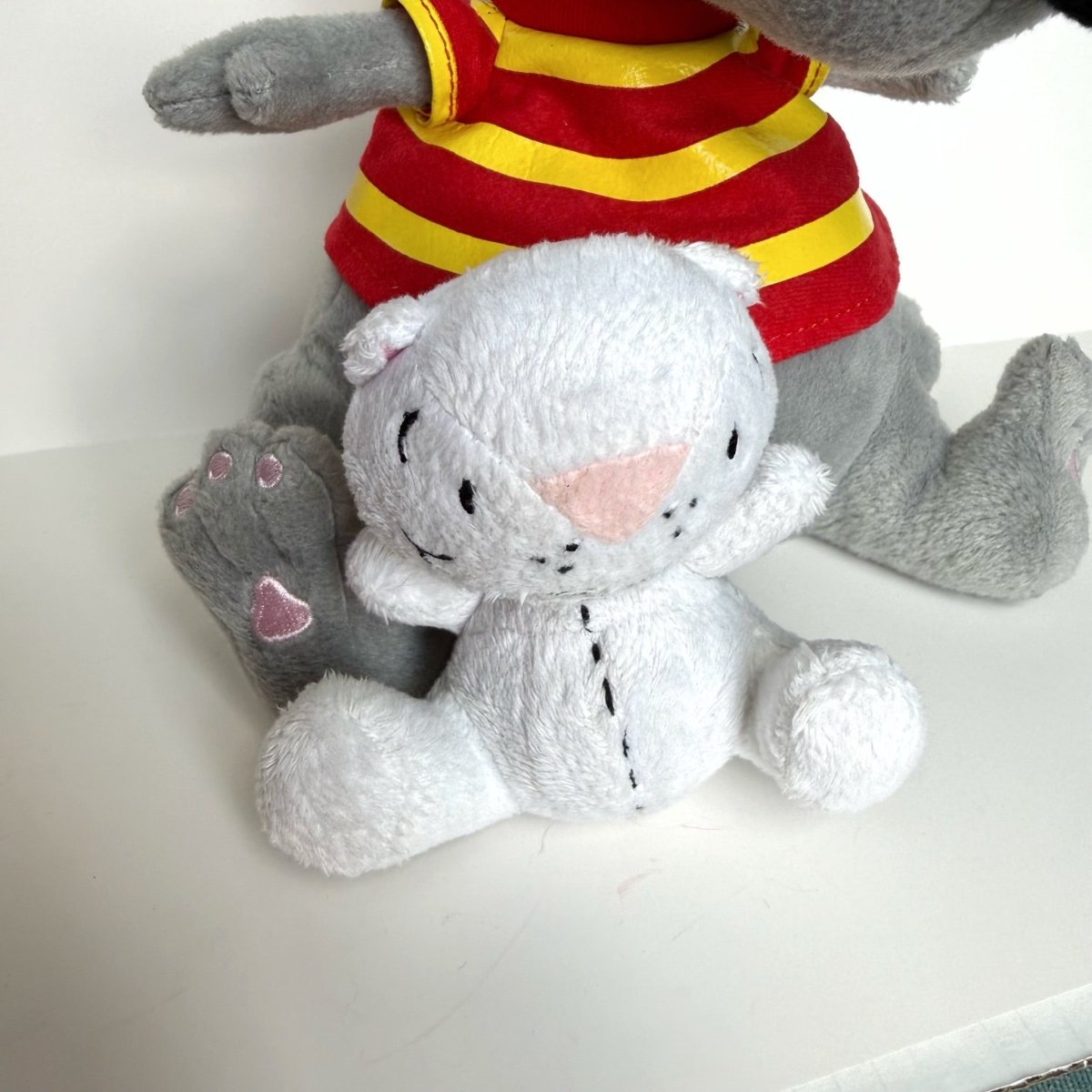 Toopy and Binoo Plush White Cat Mouse Amuze - Plushies - ThrowbackBuys -NostalgicEpisodes