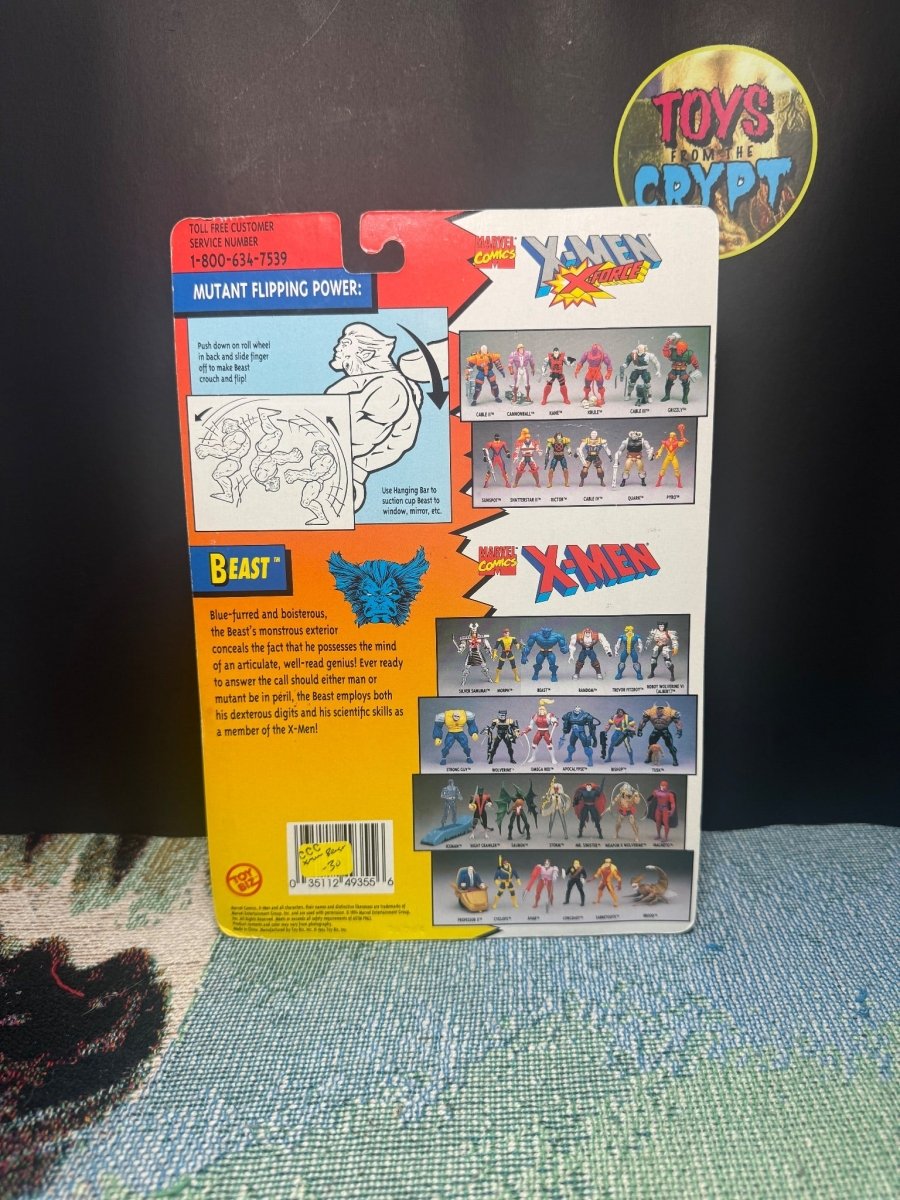 Toybiz X-men Beast - Action Figures - Carded - ThrowbackBuys -Toys From The Crypt