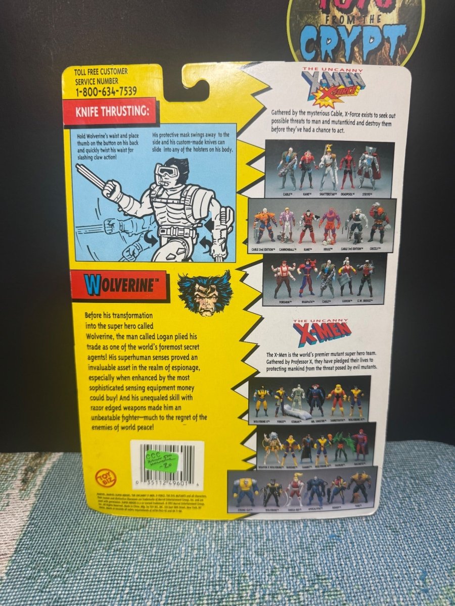 Toybiz X-men Wolverine Kaybee Exclusive - Action Figures - Carded - ThrowbackBuys -Toys From The Crypt