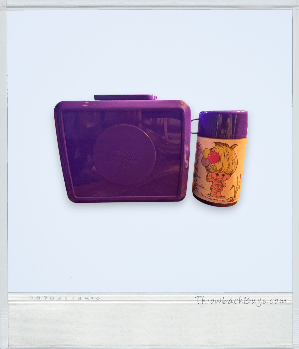 Treasure Trolls Lunchbox & Thermos - by Aladdin 1990s - Lunchboxes - ThrowbackBuys - Slaqr Retro Gaming & Collectibles