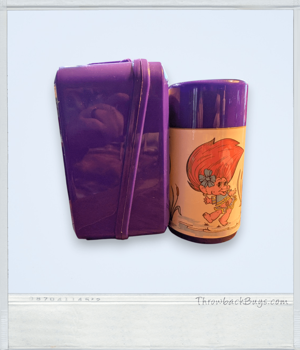Treasure Trolls Lunchbox & Thermos - by Aladdin 1990s - Lunchboxes - ThrowbackBuys - Slaqr Retro Gaming & Collectibles