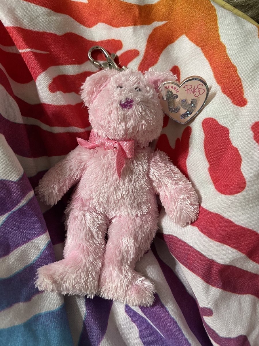 🧸💖 Ty Pinky’s “Dazzler” 2005 Beanie Baby 5.5" Keychain - Plushies - ThrowbackBuys - Furby Queen