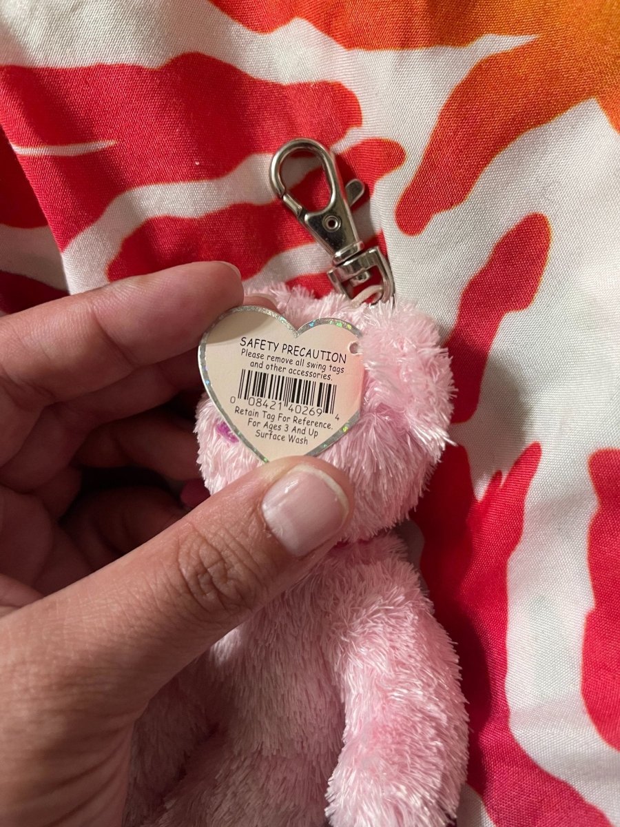 🧸💖 Ty Pinky’s “Dazzler” 2005 Beanie Baby 5.5" Keychain - Plushies - ThrowbackBuys - Furby Queen