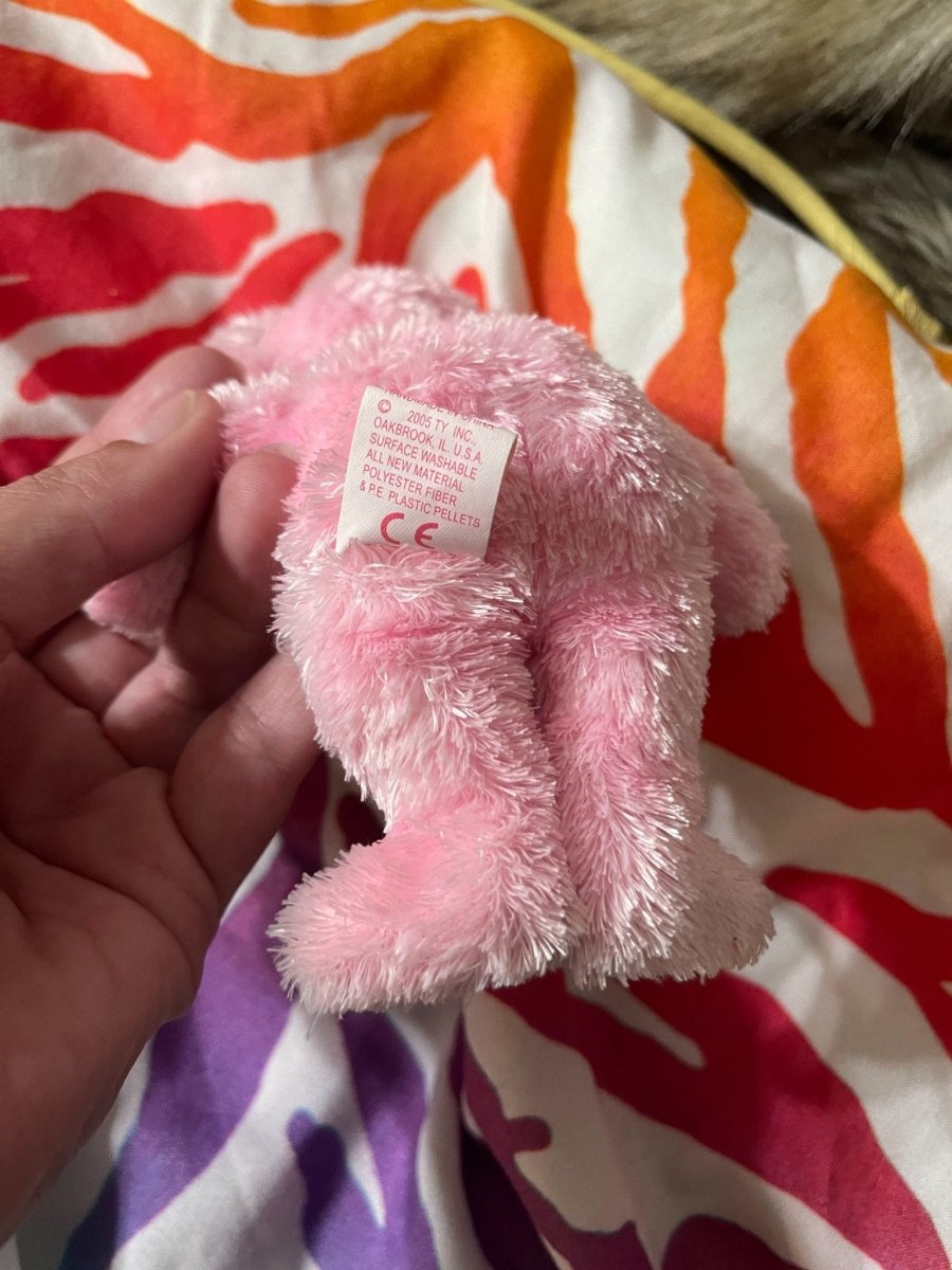 🧸💖 Ty Pinky’s “Dazzler” 2005 Beanie Baby 5.5" Keychain - Plushies - ThrowbackBuys - Furby Queen