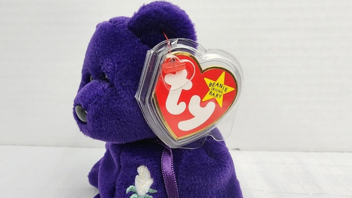 Ty Princess Diana Bear Beanie Babies w/ Tag Errors - New w/ Tags, Vintage, 1997 - ThrowbackBuys - ResellerDoor