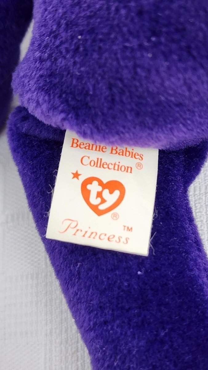 Ty Princess Diana Bear Beanie Babies w/ Tag Errors - New w/ Tags, Vintage, 1997 - ThrowbackBuys - ResellerDoor