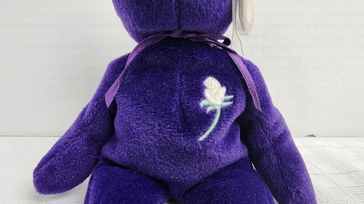 Ty Princess Diana Bear Beanie Babies w/ Tag Errors - New w/ Tags, Vintage, 1997 - ThrowbackBuys - ResellerDoor