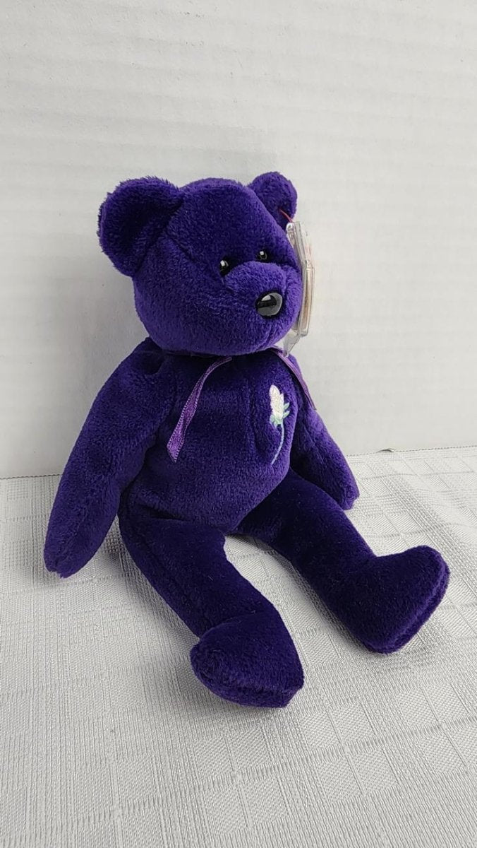 Ty Princess Diana Bear Beanie Babies w/ Tag Errors - New w/ Tags, Vintage, 1997 - ThrowbackBuys - ResellerDoor
