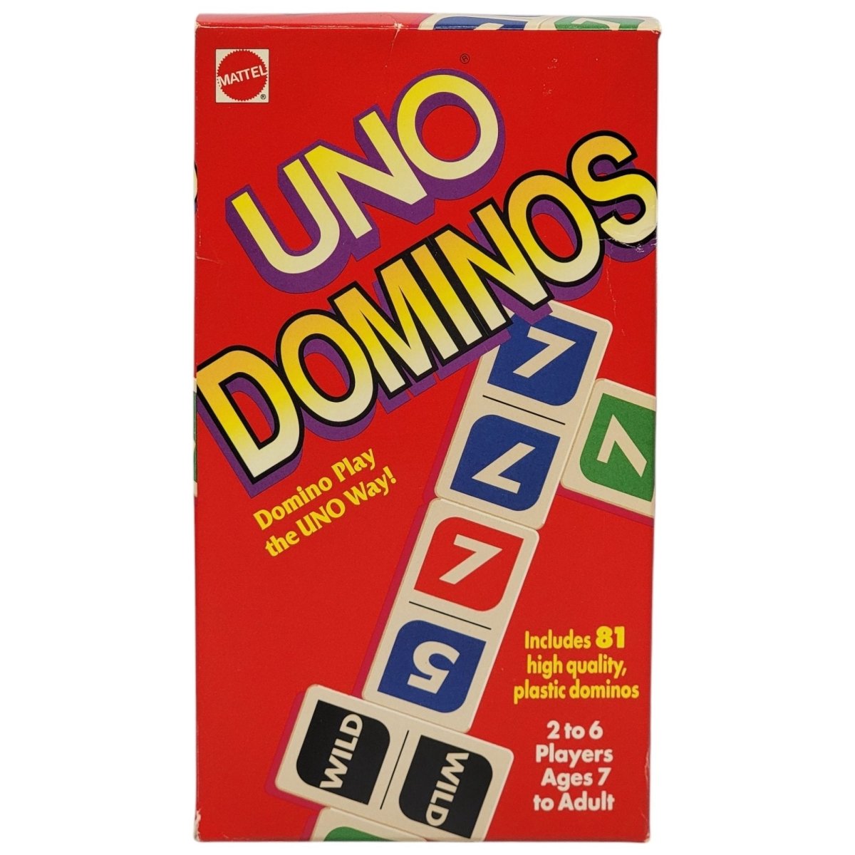 Uno Dominos Game - Mattel 1994 COMPLETE** - Board Games - ThrowbackBuys - A N E 1 Stop Shop