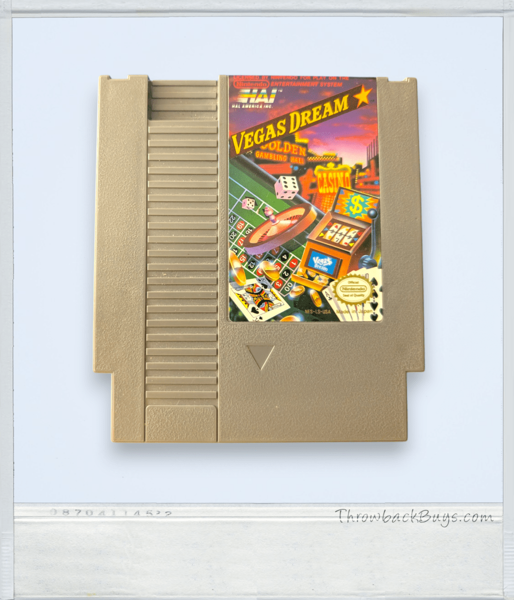 Vegas Dream - Cartridge (1990) - NES - Tested/Works - Video Games - ThrowbackBuys - Slaqr Retro Gaming & Collectibles