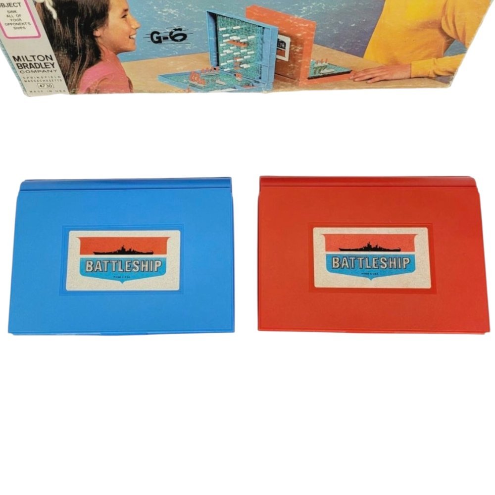 Vintage 1967 BATTLESHIP Board Game Milton Bradley Game 4730 - COMPLETE - Board Games - ThrowbackBuys - A N E 1 Stop Shop