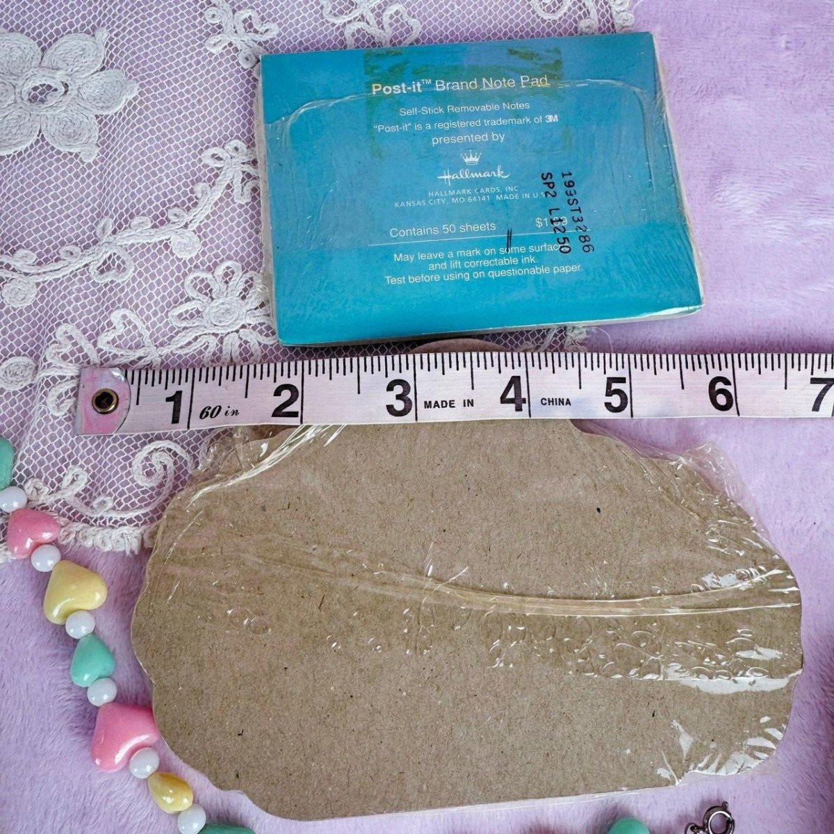 Vintage 1980s Angel Stationery set and Teddy Bear Sticky Notes - ThrowbackBuys - Starbunnyvintage
