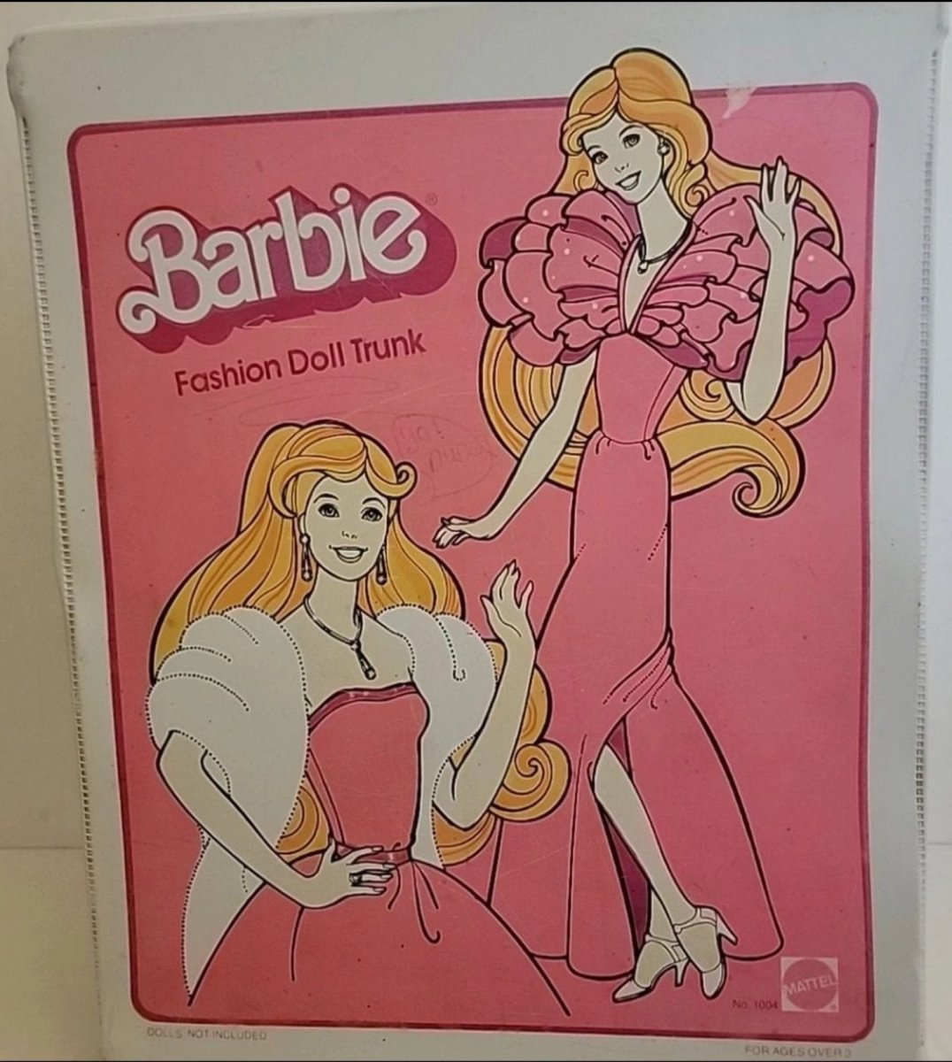 Vintage 1982 Barbie Mattel Fashion Doll Travel Case - Dollhouse - ThrowbackBuys - Amanda's Awesome Finds