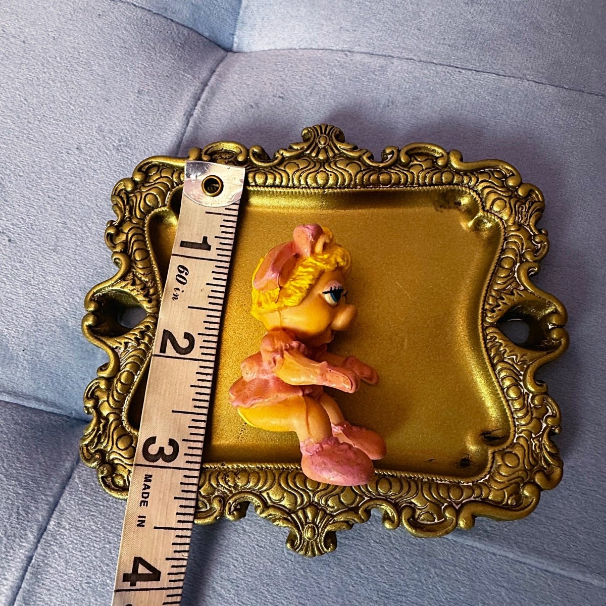 Vintage 1986 Muppet Babies Miss Piggy PVC toy - Action Figures & Collectibles - ThrowbackBuys -Starbunnyvintage