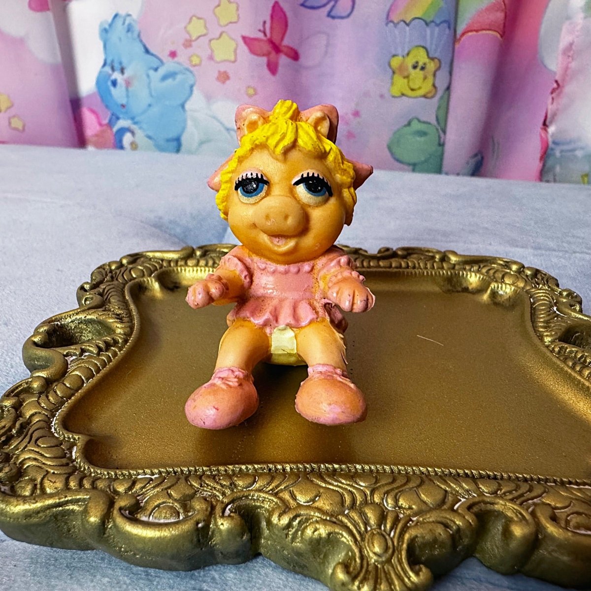 Vintage 1986 Muppet Babies Miss Piggy PVC toy - Action Figures & Collectibles - ThrowbackBuys -Starbunnyvintage