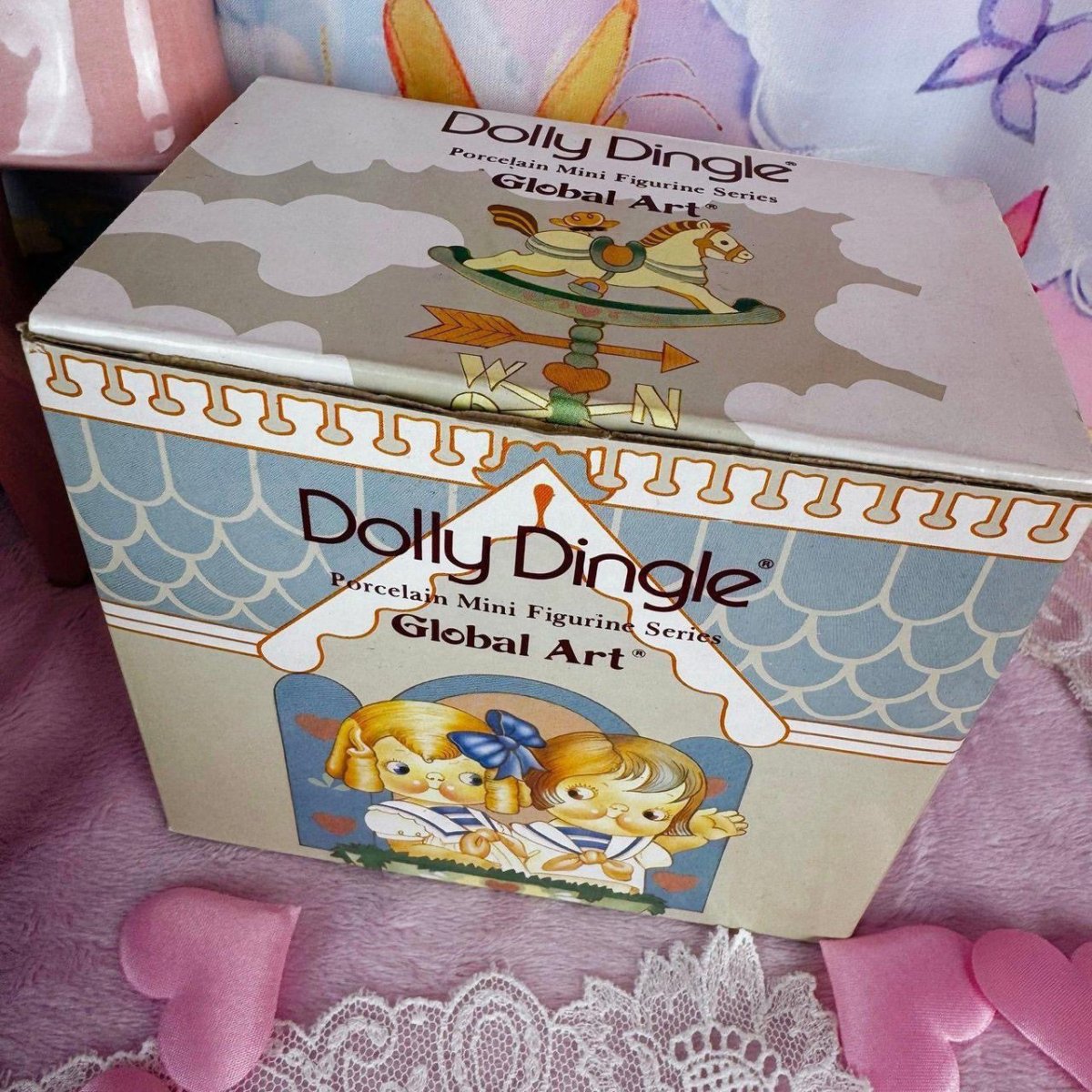 Vintage 1988 Dolly Dingle Porcelain Bisque Figurine - ThrowbackBuys - Starbunnyvintage