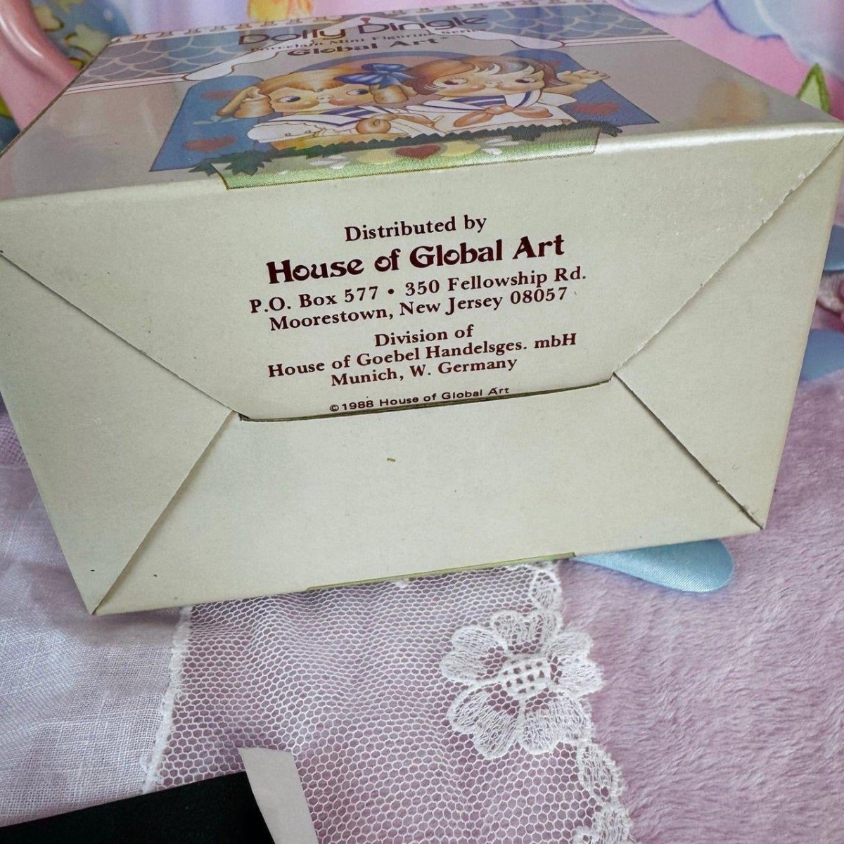 Vintage 1988 Dolly Dingle Porcelain Bisque Figurine - ThrowbackBuys - Starbunnyvintage