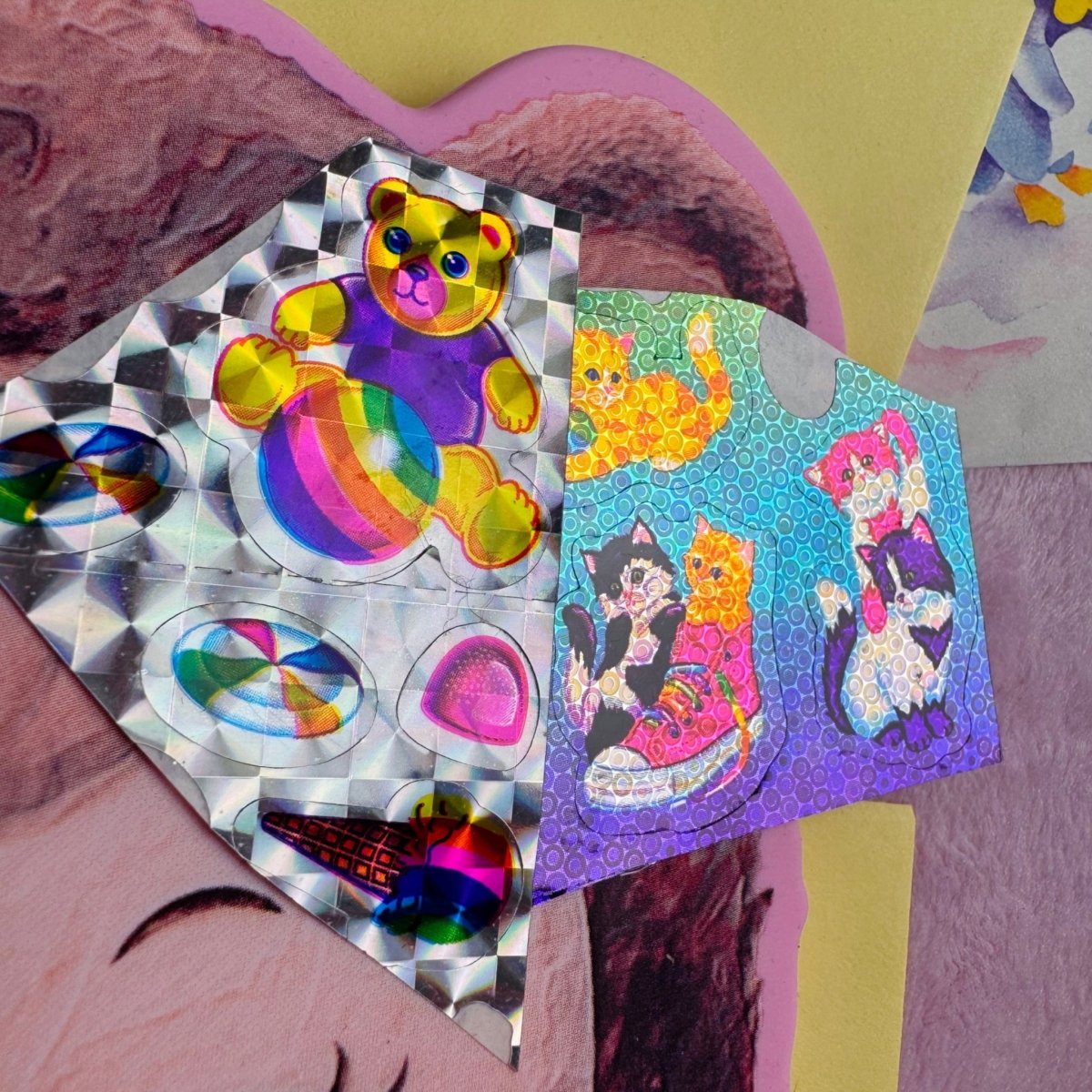 Vintage 1988 Lisa Frank Penguin Stationery Lot - Paper Goods - ThrowbackBuys - Starbunnyvintage