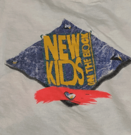 Vintage 1990 NEW KIDS ON THE BLOCK NKOTB Screen Stars LG Single Stitch - T-Shirts - ThrowbackBuys - Northwesttraders