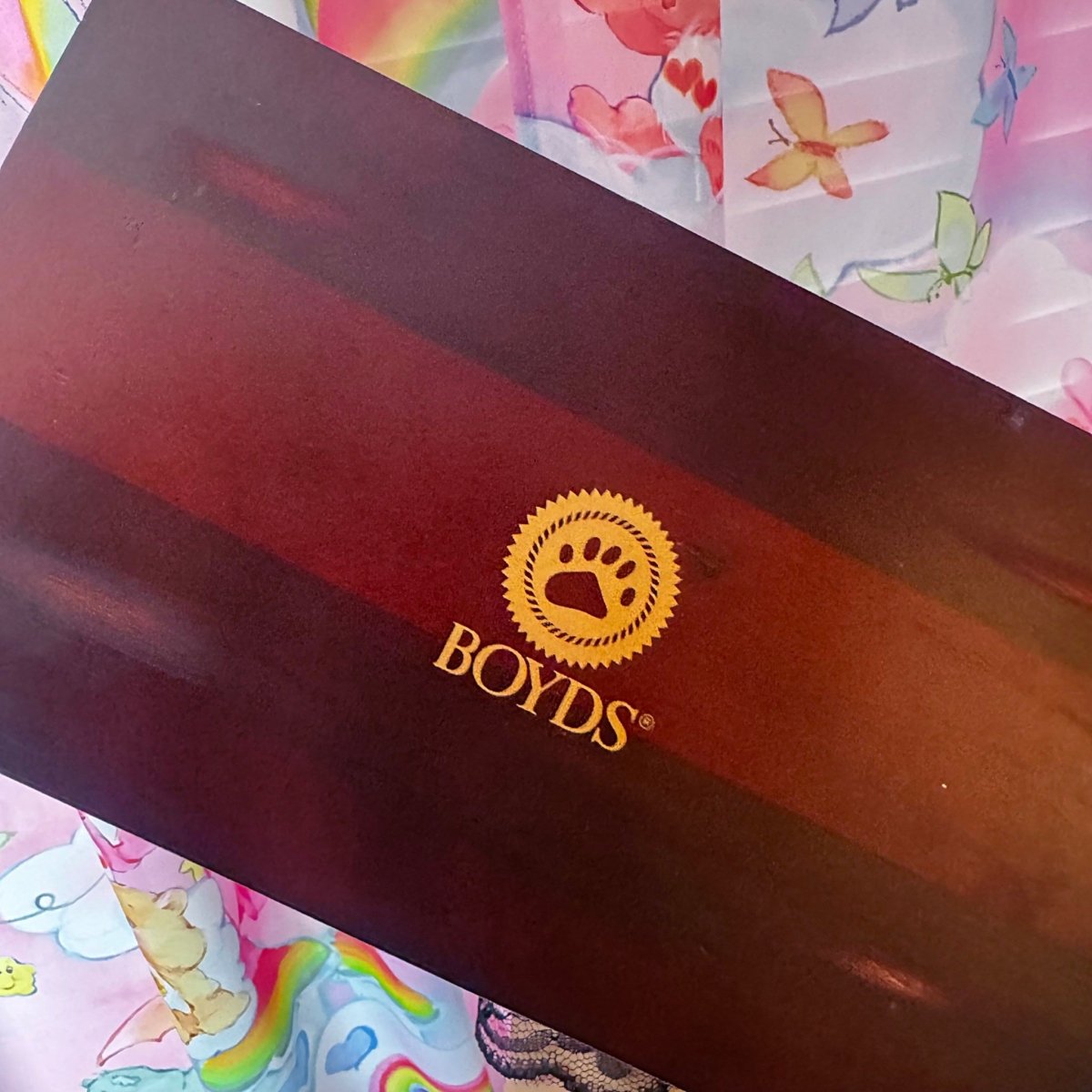 Vintage 90s Boyds Bears Toy Box - Wooden Chest