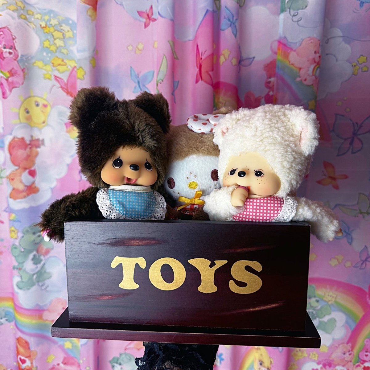 Vintage 90s Boyds Bears Toy Box - Wooden Chest