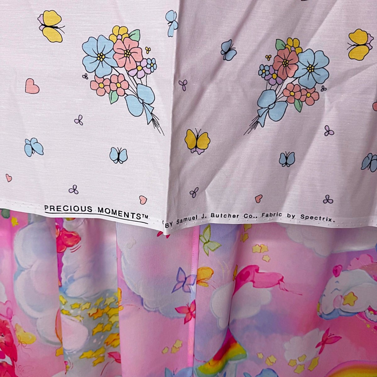 Vintage 1990s Precious Moments Fabric Panel - Arts & Crafts - ThrowbackBuys - Starbunnyvintage