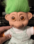Vintage 1992 Troll Doll Light Up Eyes Works - Action Figures & Collectibles - ThrowbackBuys - Furby Queen