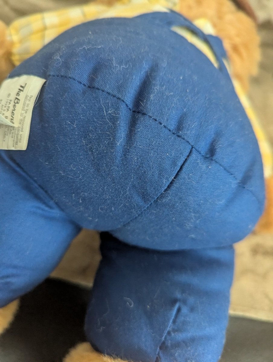 Vintage 1998 Chosun Papa Bear 18" Plush – Classic Berenstain Bears Nostalgia - Plushies - ThrowbackBuys - Kaykaystoybin