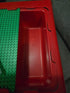 Vintage 1998 Lego Red Lap Table Carrying Case With Base Plates And Legos - Building Blocks - ThrowbackBuys -Amanda's Awesome Finds