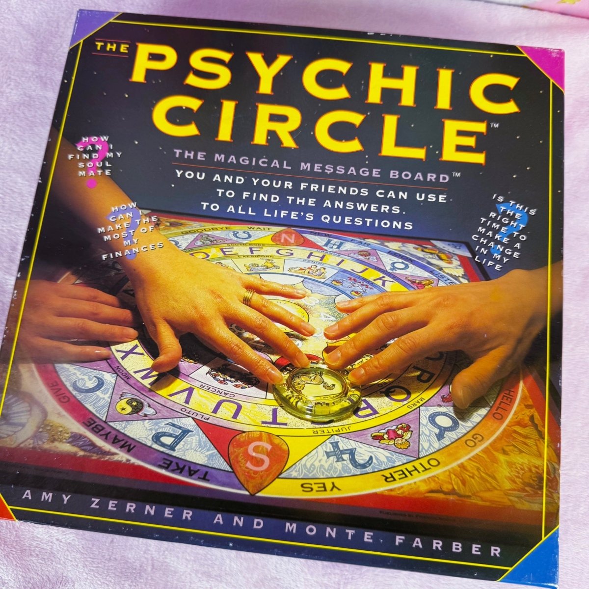 Vintage 1998 Psychic Circle Talking Board Intuition Game - Board Games - ThrowbackBuys - Starbunnyvintage