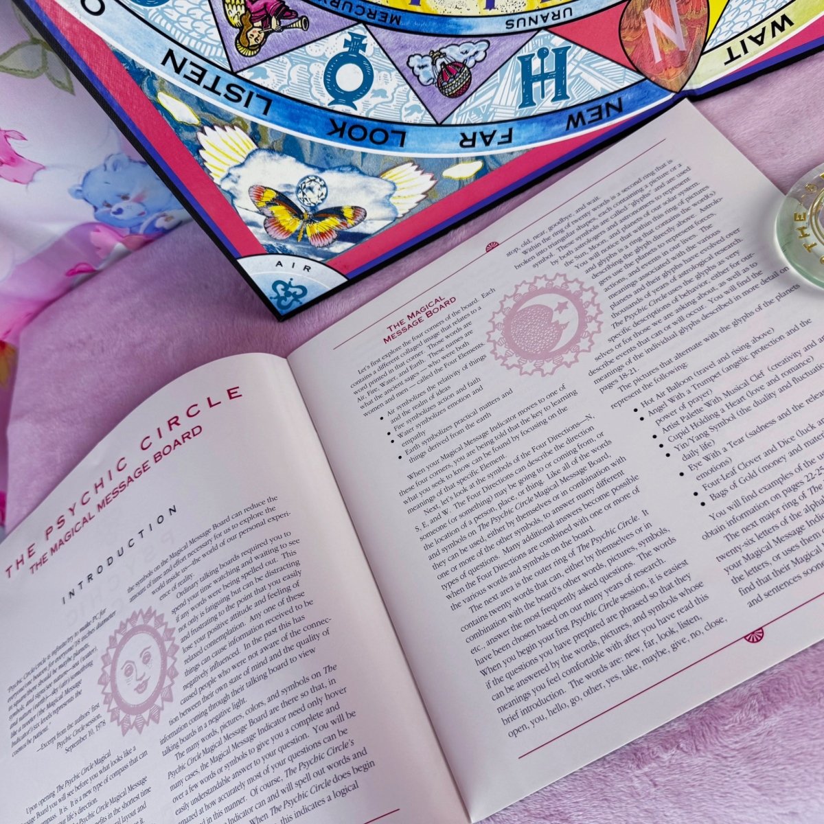 Vintage 1998 Psychic Circle Talking Board Intuition Game - Board Games - ThrowbackBuys - Starbunnyvintage