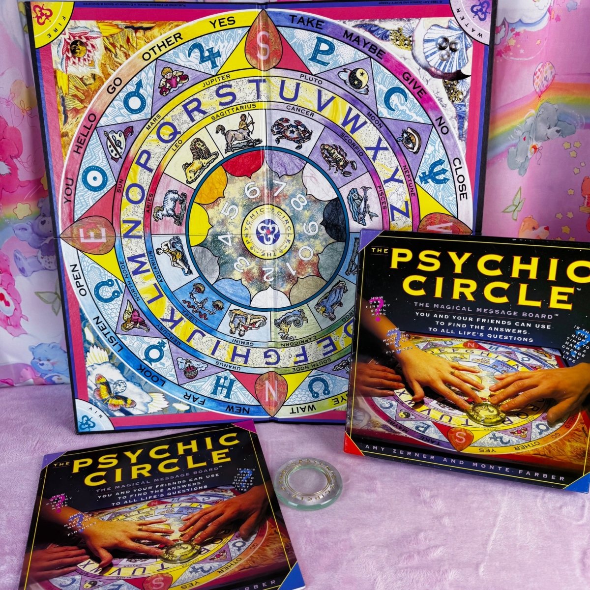 Vintage 1998 Psychic Circle Talking Board Intuition Game - Board Games - ThrowbackBuys - Starbunnyvintage