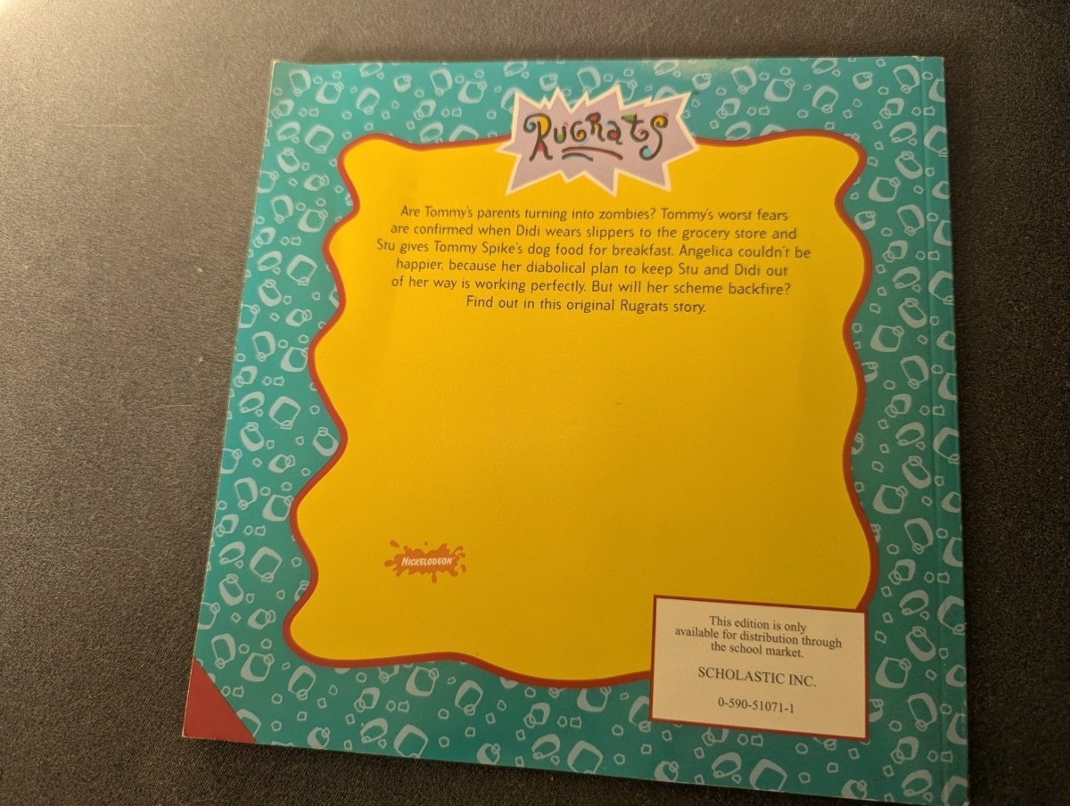 Vintage 1998 Rugrats and the Zombies Nickelodeon Paperback Book - 90s Nostalgia - Books - ThrowbackBuys - Kaykaystoybin