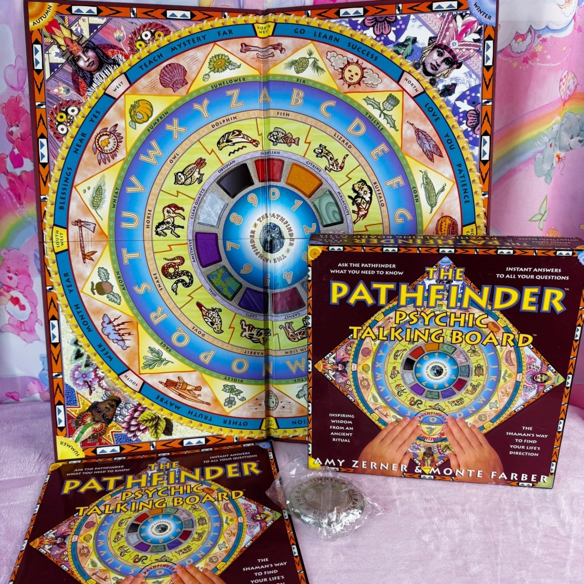 Vintage 1999 Pathfinder Psychic Talking Board Intuition Game - Board Games - ThrowbackBuys - Starbunnyvintage