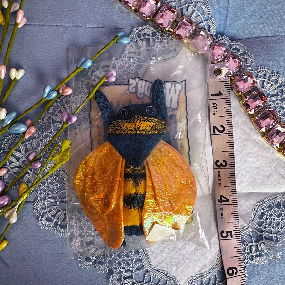 Vintage 1999 Wild Life Bumblebee Plush Toy - New in Package - Collectible Toys - ThrowbackBuys - Starbunnyvintage