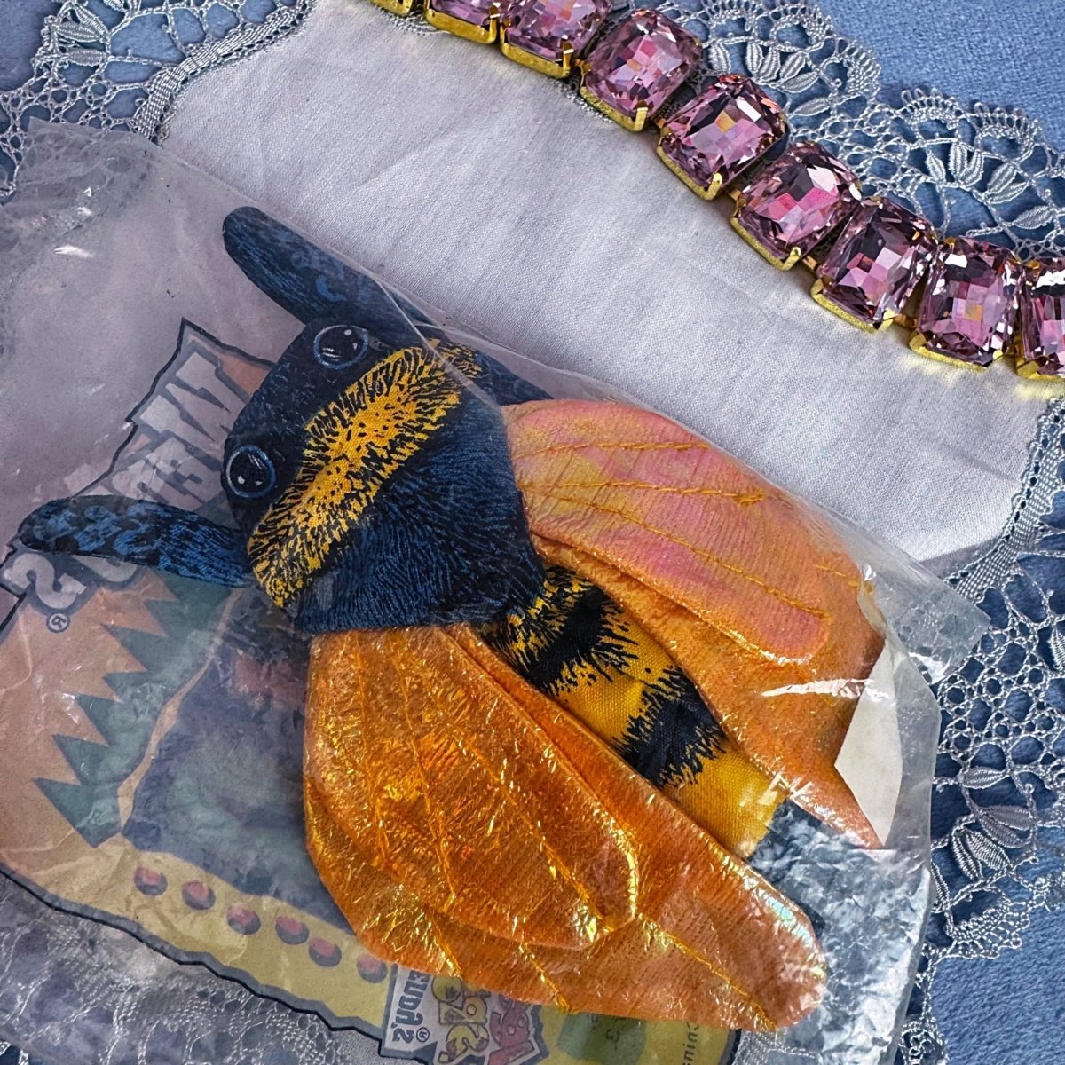 Vintage 1999 Wild Life Bumblebee Plush Toy - New in Package - Collectible Toys - ThrowbackBuys - Starbunnyvintage