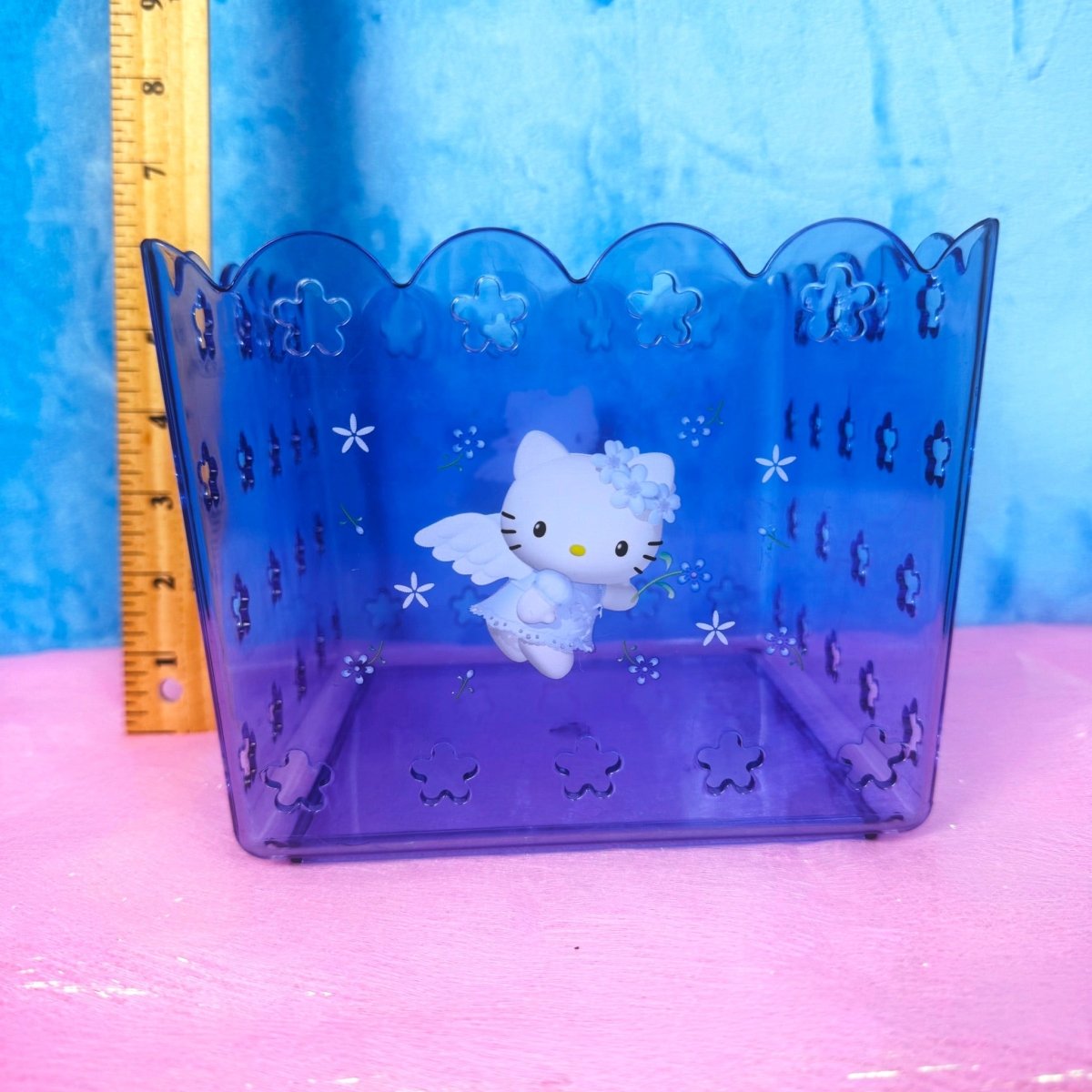 Vintage 2000 Sanrio Hello Kitty Angel Storage Bin - Decor - ThrowbackBuys -Starbunnyvintage