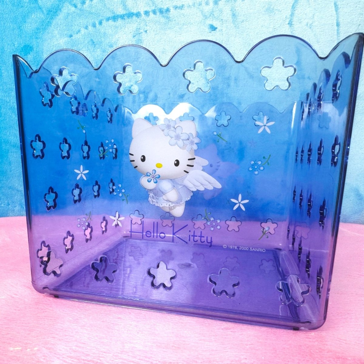 Vintage 2000 Sanrio Hello Kitty Angel Storage Bin - Decor - ThrowbackBuys -Starbunnyvintage